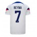 Cheap United States Giovanni Reyna #7 Home Football Shirt World Cup 2022 Short Sleeve